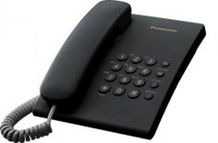 Телефон Panasonic KX-TS2350 RUВ, тональный и импульсный набор, повтор последнего номера, возможность установки на стене.
