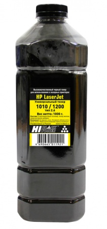 Тонер HP Laser Jet 1010/1200 Универсальный Тип 2.6 (1кг./канистра) Hi-Black (980361301)
