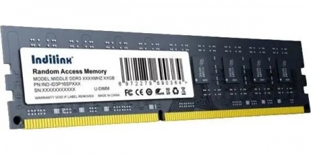 Память DDR3 8Gb PC12800/1600MHz Indilinx (IND-ID3P16SP08X) CL11, 1.5V