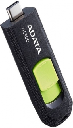 Память Flash Drive 64Gb USB 3.2 A-DATA UC300 (ACHO-UC300-64G-RBK/GN) черный/зеленый