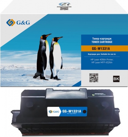 Картридж HP W1331A, LJ 408dn/MFP432fdn, 5000 страниц, G&G