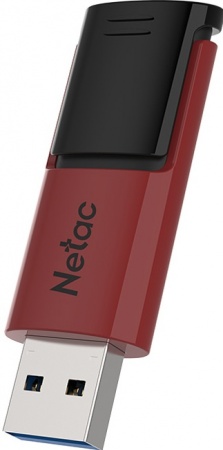 Память Flash Drive 128Gb USB 3.0 Netac U182 (NT03U182N-128G-30RE) красный/черный