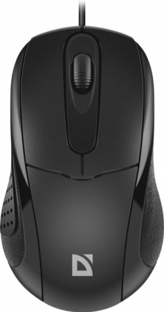 Мышь проводная Defender Standard MB-580 (USB, 1000 dpi, 1.8 м, оптическая, Black) 52580