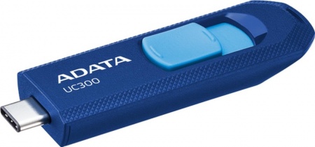 Память Flash Drive 64Gb USB 3.2 A-DATA UC300 (ACHO-UC300-64G-RNB/BU) синий/голубой