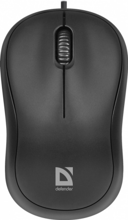 Мышь проводная Defender Patch MS-759 (USB, 1000 dpi, 1.1 м, оптическая, Black) 52759