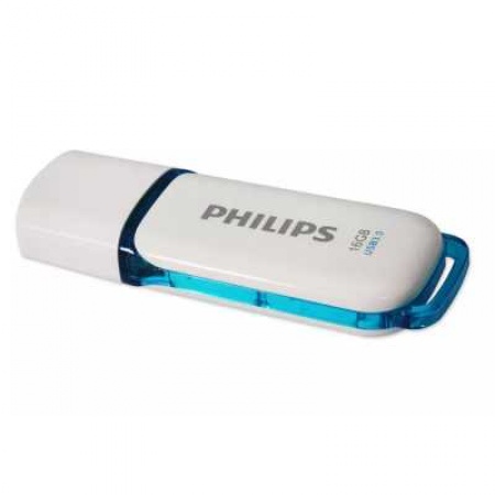 Память Flash Drive 16Gb USB 3.0 Philips SNOW3.0 (FM16FD75B/97) белый/синий
