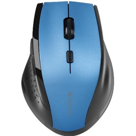 Мышь беспроводная Defender Accura MM-365 (USB, 1600 dpi, до 10м, оптическая, синий металлик) 52366