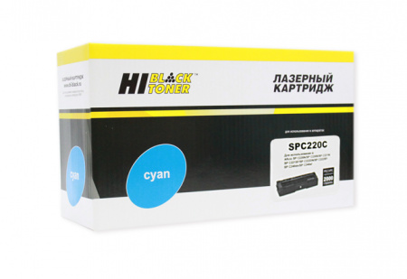 Тонер-картридж Ricoh SPC220C для SP C220DN/C221DN/C222SF/C240DN, Cyan, 2000 стр. Hi-Black