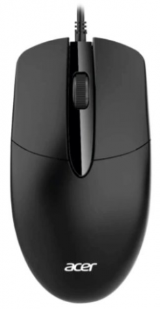 Мышь проводная Acer OMW300 (USB, 1200 dpi, 1,8 м, оптическая, черный) ZZL.MCECC.01W