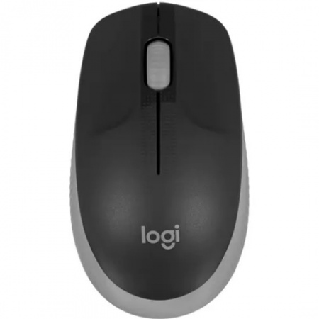 Мышь беспроводная Logitech M190 (USB, 1000 dpi, черный/серый) (910-005906)