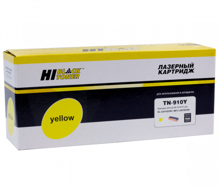 Картридж Brother TN-910Y для HL-L9310CDW/MFC L9570CDW, Yellow, 9 000 страниц, Hi-Black