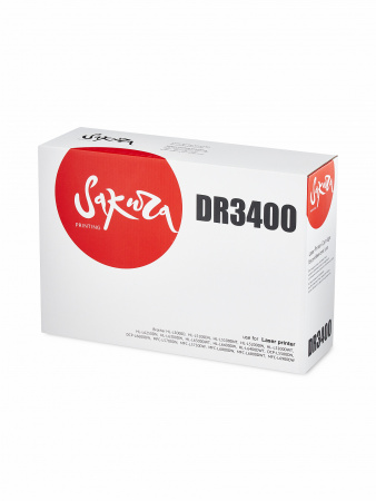 Драм картридж Brother DR-3400 для HL-L5000D/HL-L5100DN/HL-L5100DNT/HL-L5200DW, 50 000 страниц, Sakura