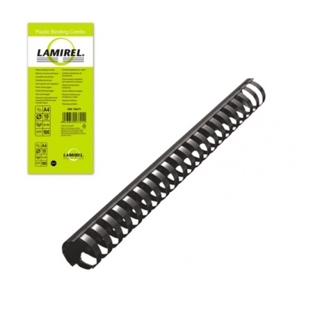 Пружина Lamirel  10 мм. (100 шт.) пластик черные