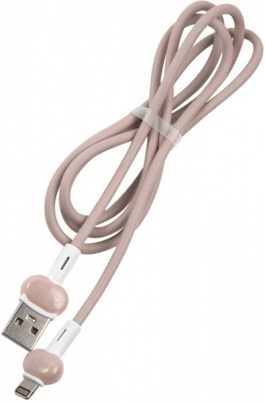 Кабель Redline Candy USB (m) - Lightning (m), 1м [УТ000021991] розовый