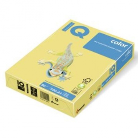 Бумага А3 80 гр/м2, IQ/Color 500 лист. (ZG34) Лимонно-желтый