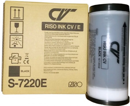 Краска RISO CV  черная, 800 мл., оригинал (S-7220E) Kagaku