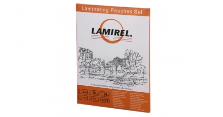 Пленка для ламинирования А4, A5, A6 по 25 шт., 75 мкм, 75 шт., набор Lamirel (LA-78787)