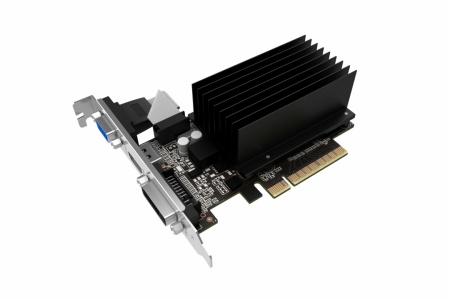 Видеокарта 2GB PCI-E, GDDR3, Palit PA-GT710-2GD3H (GT710/64bit/DVI/HDMI/D-SUB/HDCP)
