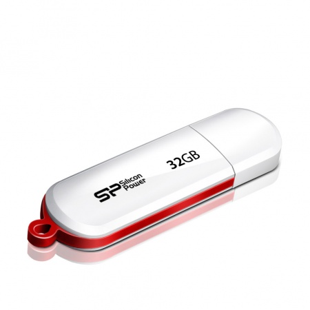 Память Flash Drive 32Gb USB 2.0 Silicon Power LuxMini 320 (SP032GBUF2320V1W) белый