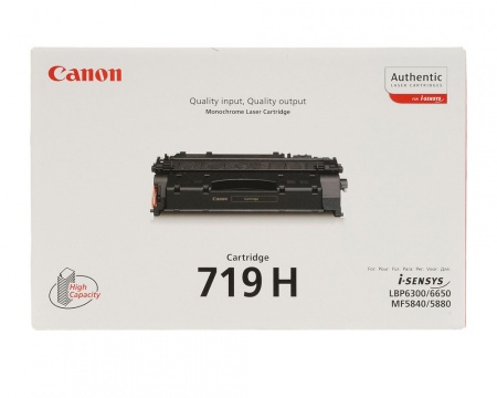 Картридж Canon 719H, LBP 6300dn/LBP6650dn/MF5840dn/MF5880dn, (3480B002), оригинал