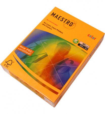 Бумага А4 80 гр/м2, Master/Color Medium Yellow 3.2 (аналог ZG34)  , 500 лист.