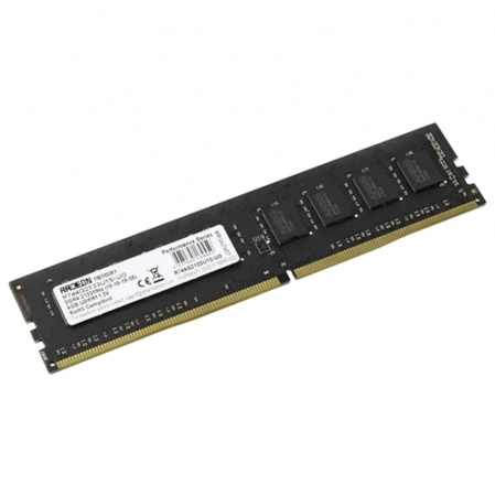 Память DDR4 4Gb PC17000/2133MHz AMD CL15, 1.2В (R744G2133U1S-UO)