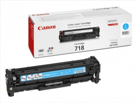 Картридж Canon 718C, i-SENSYS MF8330, 2900 стр., голубой оригинал 2661B002