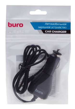 Автомобильный адаптер питания BURO XCJ-048-EM-2A кабель microUSB черный