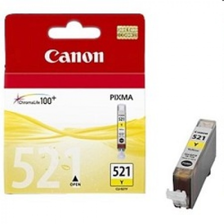 Картридж Canon CLI-521Y PIXMA IP4600 Yellow, оригинал (2936B004)