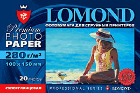 Бумага A3 Lomond для стр. принтера (280 г/м2) 20л. суперглянец (1104102)