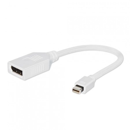 Переходник miniDisplayPort-DisplayPort 20M/20F Cablexpert (A-mDPM-DPF-001-W)