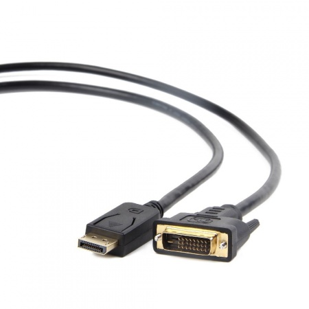 Кабель DisplayPort-DVI Gembird/Cablexpert 1.8 м, 20M/19M черный, экран (CC-DPM-DVIM-6)