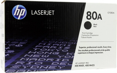 Картридж HP CF280A, LJ Pro 400 M401/Pro 400 MFP M425, черный, оригинал 2700 стр.