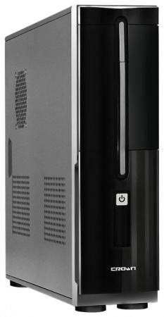 Корпус Slim Desktop CROWN Slim CM-MC-03 black/silver 450W