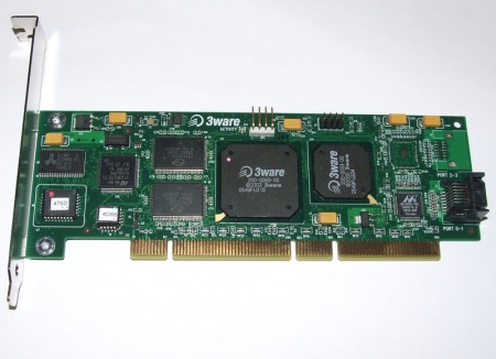 Контролер 3WARE 3W-8006-2LP (Escalade OEM + drv) Serial ATA Hardware RAID Controllers (PCI 640