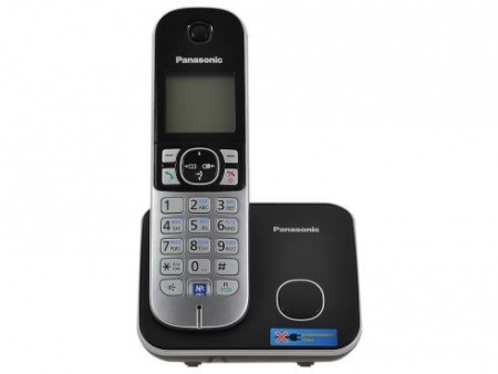 Радиотелефон Panasonic KX-TG6811 RUB, голосовой АОН, спикерфон, будильник, ночн. режим, резервное питание