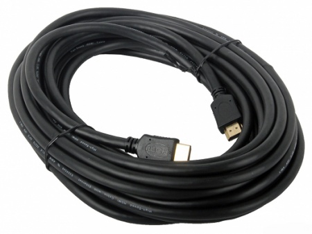 Кабель HDMI Gembird/Cablexpert 10 м, 19M/19M v2.0 позол.разъемы, экран (CC-HDMI4-10M) черный