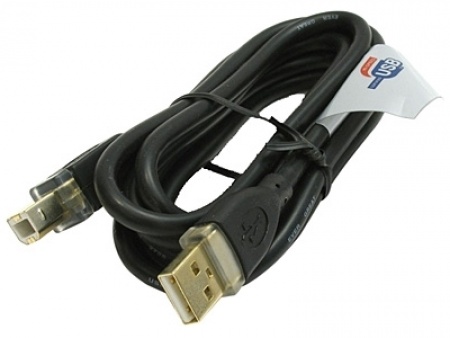 Кабель USB 2.0, 3 м, AM-BM