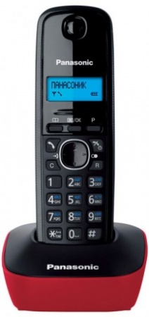 Радиотелефон Panasonic KX-TG1611 RUR, АОН, русскоязычное меню, часы с будильником