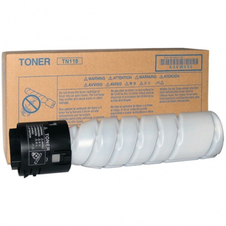 Тонер Minolta bizhub 215 (Тип TN-118), 12 000 стр., (A3VW050), оригинал, 1 туба