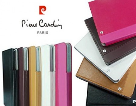 Чехол Pierre Cardin для iPad 3/4 Flip cover with lm case, кожа, коричневый