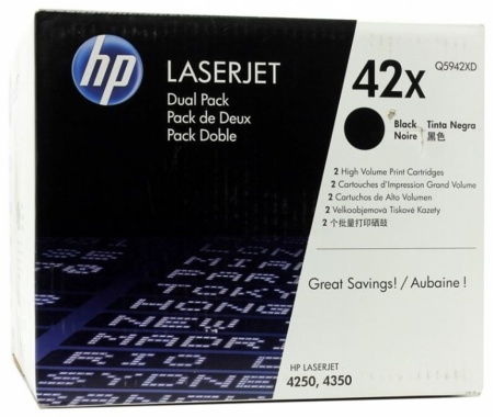 Картридж HP Q5942X, LJ 4250/4350 Black, оригинал 20 000 копий