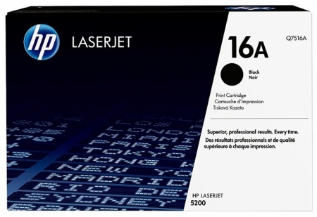 Картридж HP Q7516A, LJ 5200, оригинал 12 000 страниц