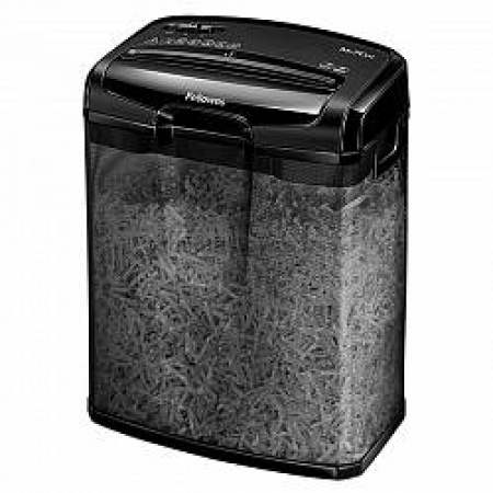 Уничтожитель док-ов Fellowes M-7Cm, 4х35мм, 7лст, 13лтр , сетчат. метал. корзина скобы+пл.карты