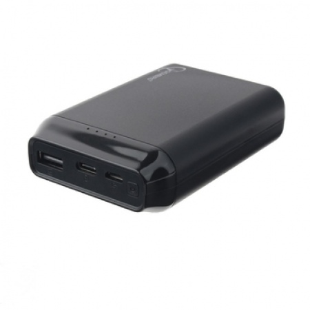 Аккумулятор внешний Gembird GPB-100 Li-Pol 5000mAh 2.1A USB Type-C черный