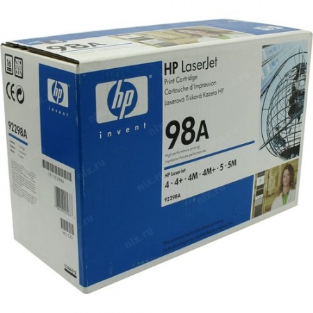 Картридж HP 92298A, LJ 4/4+/4M+/5/5+, восстановленный