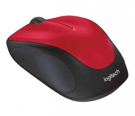 Мышь беспроводная Logitech Wireless Mouse M235 Red ( 1000dpi, optical, FM, 3btn+Roll, 1xAA, Unifying™reciever) Retail [910-002496]