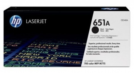 Картридж HP CE340A, LJ 700 Color MFP M775, оригинал, 651A, черный, 13 500 страниц