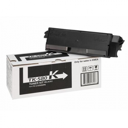 Тонер-картридж Kyocera FS-C5150DN (TK-580K) Black, 3500стр., оригинал