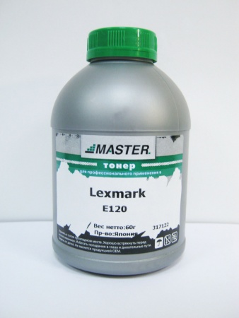 Тонер Lexmark E120 (Master), 60г/банка